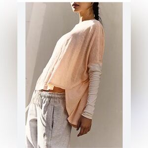 Peach Layered Women's Top